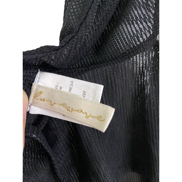 Revolve Lovewave Halter Neck Mesh Maxi Dress Swim Coverup Side Slit Size Small - Picture 6 of 7